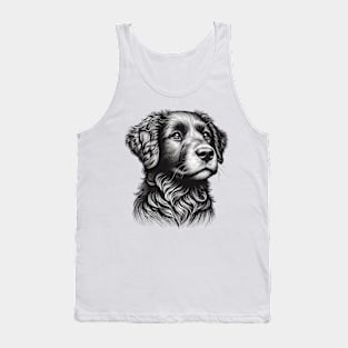 Dog black Tank Top